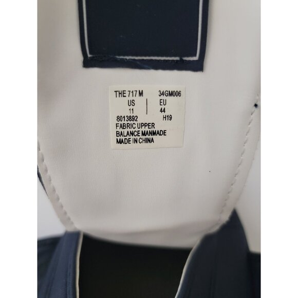 GOATS 717 Navy Blue Adjustable Crisscross Fabric Sneakers Shoes Men's Size 11 - Picture 8 of 8